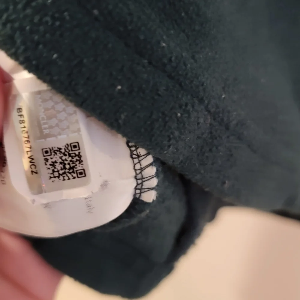 Moncler infant kids size 3y fleece zip up size 3 green